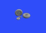 Eduard Brassin 1/48 Typhoon Mk.Ib wheels late for Eduard or Hasegawa - 648413