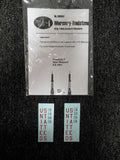 New Ware NWD017 1/72 Scale Mercury-Redstone decals