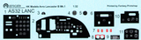 Airscale 1/32 Avro Lancaster B Mk.1 Instrument Panel Photoetch & Decals PE32LANC