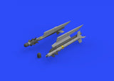 Eduard 1/48 scale Brassin French Matra R-550 Magic missiles in resin x2 - 648322