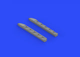 Eduard 1/48 scale Brassin exhaust stacks for Ki-61-Id in resin for Tamiya 648316