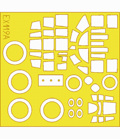 Eduard 1/48 mask for the B25J kit by Revell Monogram - EX119