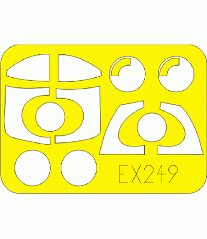 Eduard 1/48 Scale Mask for J-35 Draken by Hasegawa - EX249