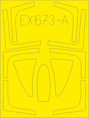 Eduard Masks 1/48 Scale for F-14D TFace for AMK - EX673