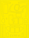 Eduard 1/48 scale paint masks B-26C Invader TFace for ICM - EX717