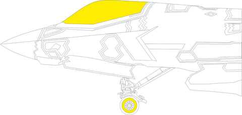 Eduard 1/48 mask for the Tamiya F-35A kit - EX921