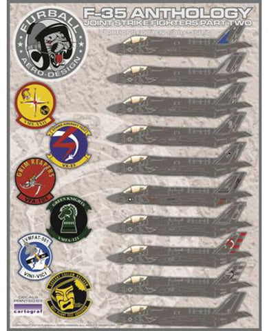 Furball Aero-Design 1/48 decals F-35B/C Anthology Part Two - 48-039
