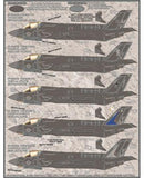 Furball Aero-Design 1/48 decals F-35B/C Anthology Part Two - 48-039