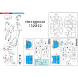 HGW 1/32 scale F4U-1 Birdcage basic accessories for Tamiya - 132832 Basic Line