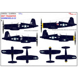 HGW 1/48 scale wet transfers for F4U-1D / F4U-4 WW.II Kits - 248904