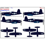 HGW 1/48 scale wet transfers for F4U-1D / F4U-4 WW.II Kits - 248904