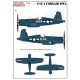 HGW 1/32 scale wet transfers for F4U-1D CORSAIR WWII - 232910