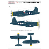 HGW 1/32 scale wet transfers for F4U-1D CORSAIR WWII - 232910