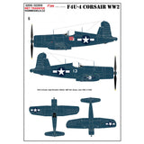 HGW 1/32 scale wet transfers for F4U-1D CORSAIR WWII - 232910