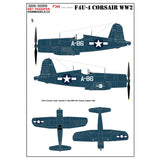 HGW 1/32 scale wet transfers for F4U-1D CORSAIR WWII - 232910