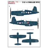 HGW 1/32 scale wet transfers for F4U-1D CORSAIR WWII - 232910