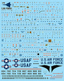 Fundekals 1/72 scale Stencils for Convair F-106 Delta Dart kits - FUN72007