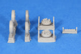 Hypersonic Models 1/48 Resin T-38 Wheels (Early) for Wolfpack - HMR48023