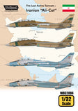 Wolfpack 1/32 decal The Last Active Tomcats Iranian Alicat F-14A Tomcat WD32006
