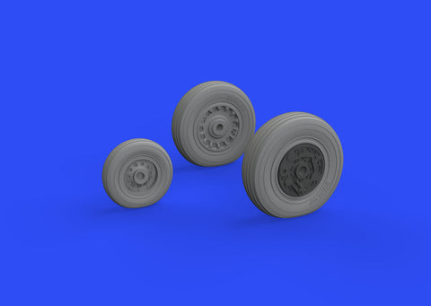 Brassin 1/72 Scale Resin Buccaneer S.2C wheels (Airfix) - #672229