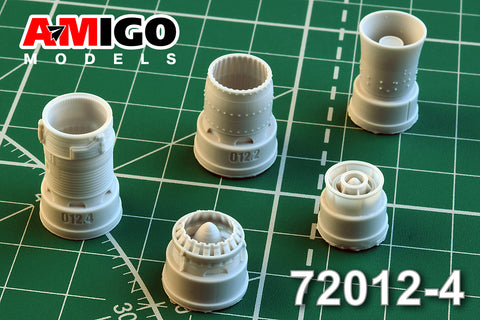 Advanced Modeling 1/72 resin R13F-300 exhaust nozzle for MiG-21SMT - AMG72012-4