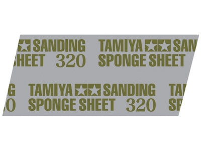 Tamiya Sanding Sponge Sheet 320 Grit - 87163