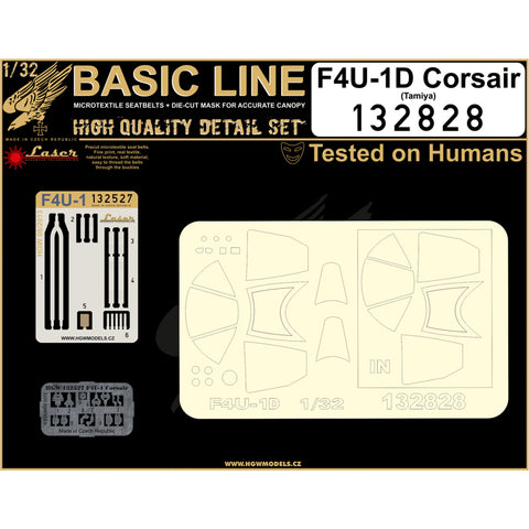 HGW 1/32 scale F4U-1D Corsair basic accessories for Tamiya - 132828 Basic Line