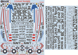 Furball 1/48 decals F9F-8T & TF-9Js Cougar Trainers FDS4802