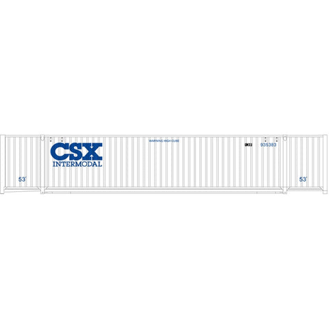 ATLAS 20005938 HO SCALE 53' JINDO CSX [UMXU] SET #5 - RD #933668, 933711, 933731