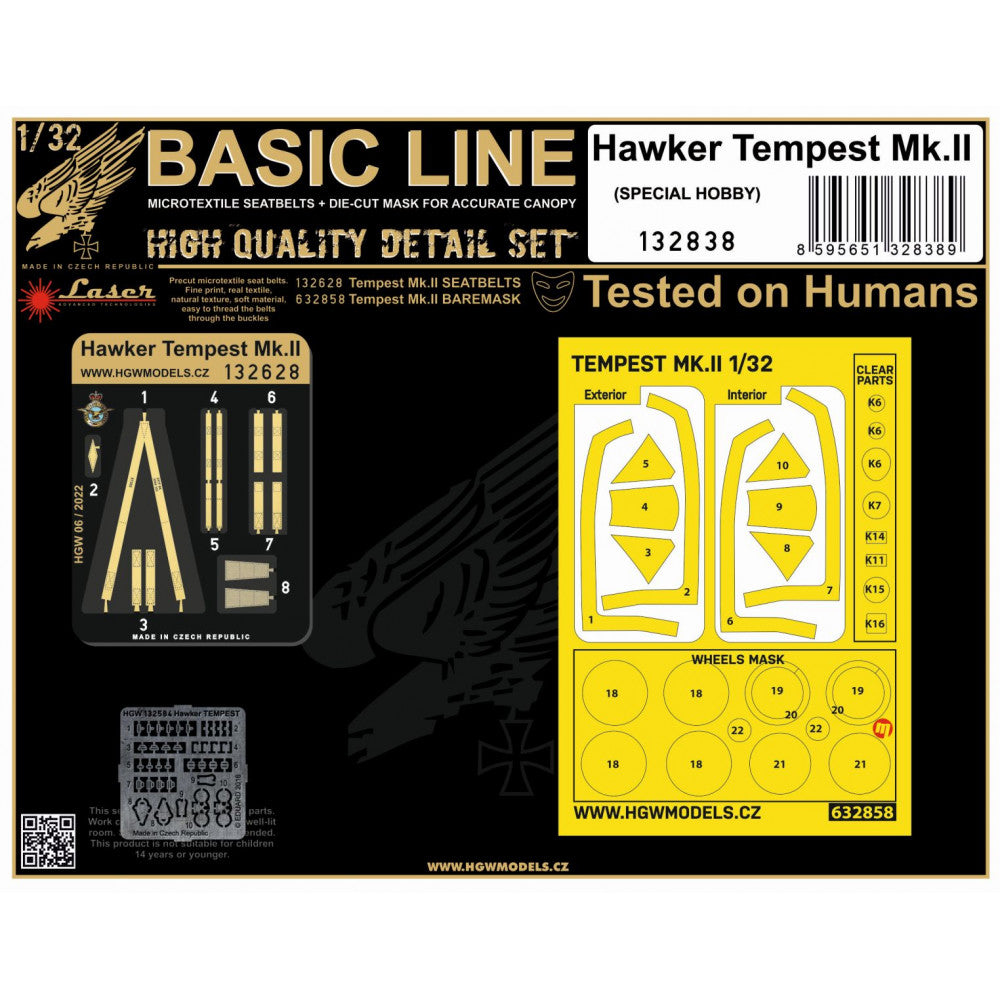 Special Hobby - HAWKER TEMPEST MK.II Hi-Tech maquette kit SH 32054 Neuf 1/32