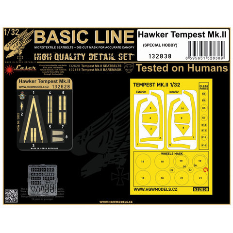 HGW 1/32 Hawker TEMPEST Mk.II Basic Line combo pack for Special Hobby - 132838