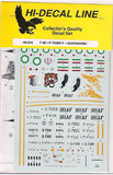 Hi-Decal Line 1/72 decal set for F-5E/F Tiger II Azarakhsh 72052