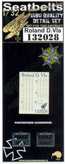 HGW 1/32 seatbelts Roland D.VIa for Wingnut Wings #132028 HGW 1/32 seatbelts Roland D.VIa for Wingnut Wings #132028