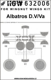 HGW 1/32 scale Super set for Albatros D.V/Va for Wingnut Wings kit - 132044