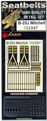 HGW 1/32 Seatbelts for B-25J Mitchell for HK Models 132087