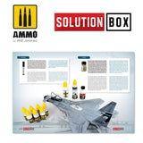AMMO MiG Jimenez How To Paint USAF Navy Grey Fighters Solution Book - AMIG6509