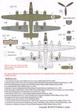 Lifelike 1/72 decal Consolidated B-24 Liberator Pt 2 - 72-029