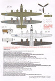 Lifelike 1/72 decal Consolidated B-24 Liberator Pt 4 - 72-031