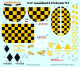 Lifelike 1/72 decal Consolidated B-24 Liberator Pt 4 - 72-031