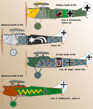 Lifelike 1/32 decal for Fokker D.VII Pt 2 for Wingnut Wings D.VII Series #32-017