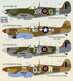 Lifelike 1/72 decal Supermarine Spitfire Pt 3 Smer, Tamiya, Airfix, Italeri, Rev