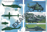 Montex 1/72 decals & mask for Mi-24D/W Polish AF - MD002-72