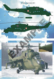 Montex 1/72 decals & mask for Mi-24D/W Polish AF - MD002-72