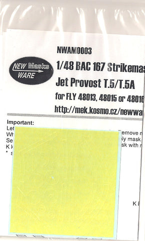 New Ware 1/48 NWAM0003 masks for BAC167 Strikemaster for Fly