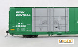 Tangent #25513 HO Scale Penn Central Del X-60-R 2-'70 Greenville 86′ Quad PD Box Car