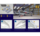 Wolfpack 1/48 scale Hawker Hunter F.1/2/3/4 Conversion set Academy 1/48 WP48029