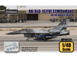 Wolfpack 1/48 scale resin US Navy AN/ALQ-167(V) ECM Pod set - WP48129