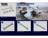 Wolfpack 1/48 scale resin US Navy AN/ALQ-167(V) ECM Pod set - WP48129