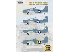 Wolfpack 1/48 decal F4F-4 Wildcat Pt I Carrier for Tamiya or Hobby Boss WD48001 Wolfpack 1/48 decal F4F-4 Wildcat Pt I Carrier for Tamiya or Hobby Boss WD48001