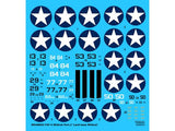 Wolfpack 1/48 decal F4F-4 Wildcat Pt 2 land based for Tamiya Hobby Boss WD48002